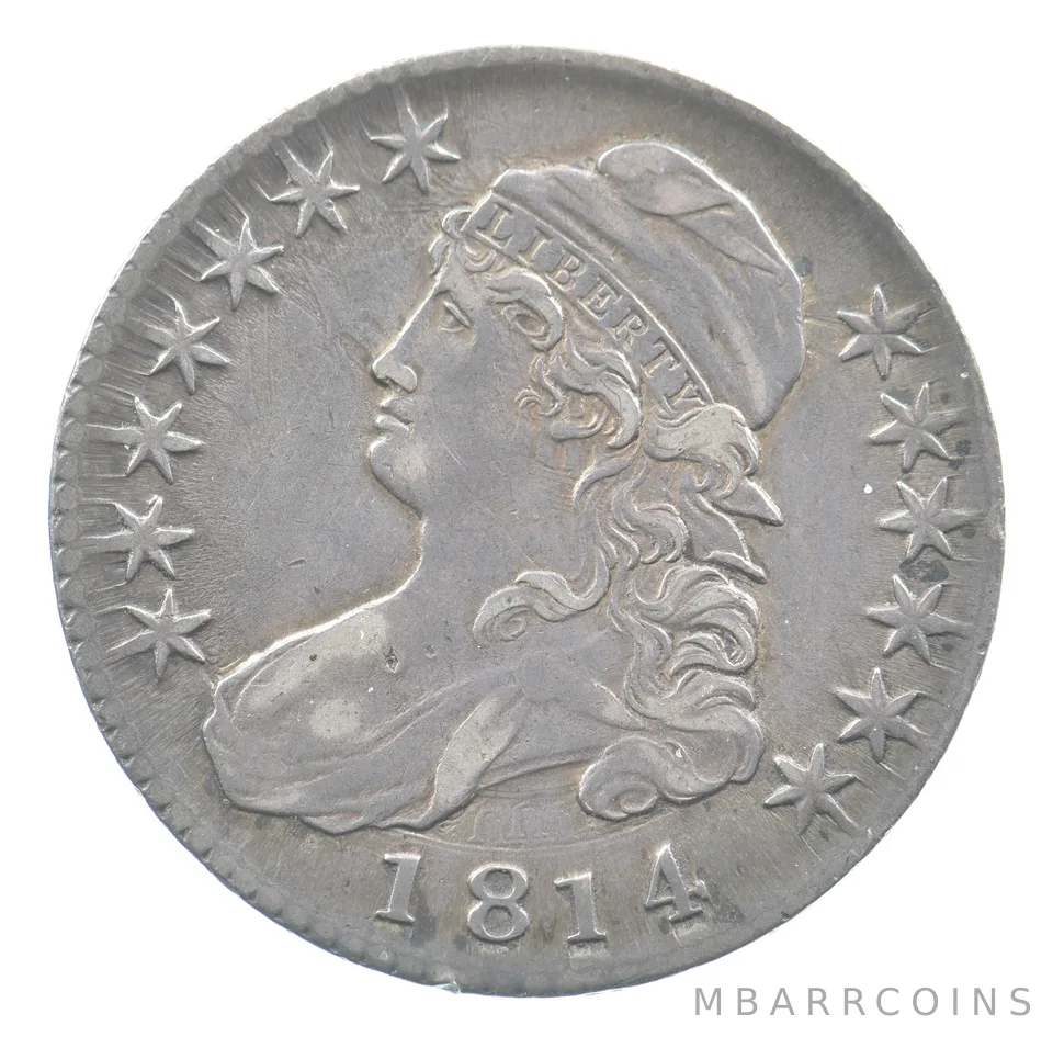 1814 Capped Bust Half Dollar O-103 R1 a5086