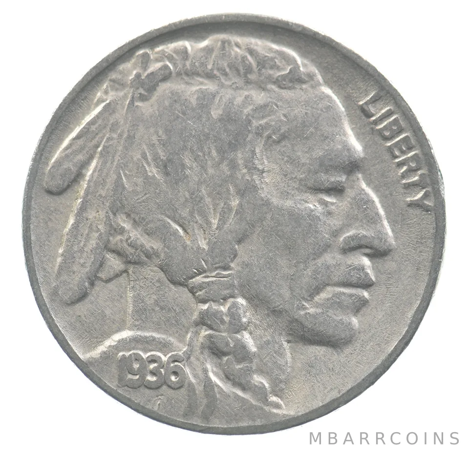 1936 Indian Head Buffalo Nickel DDO FS-101 *4047
