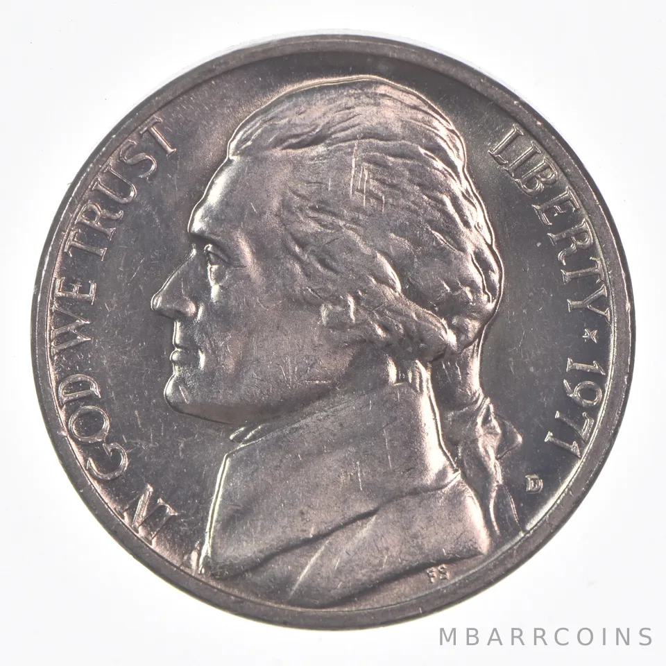 1971-D Jefferson Nickel Unc