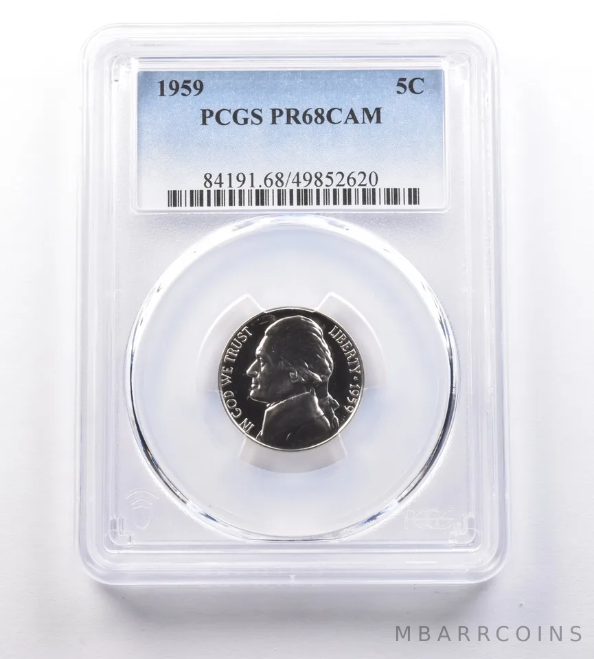 1959 Jefferson Nickel PR68 CAM PCGS *9605