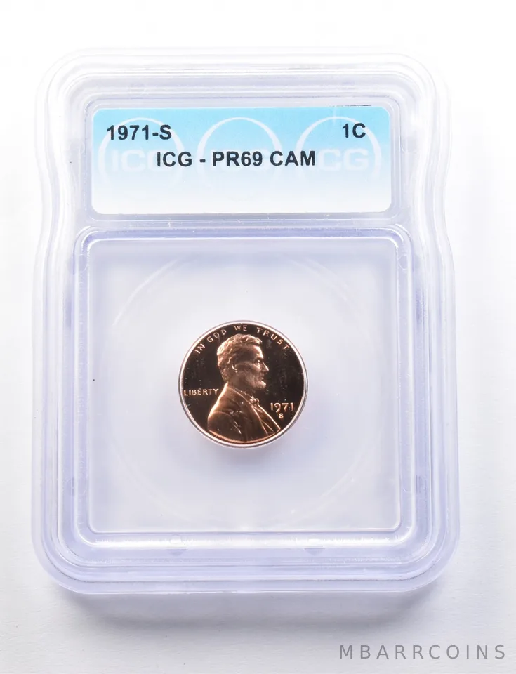 1971-S Lincoln Memorial Cent PR69 CAM ICG *7721