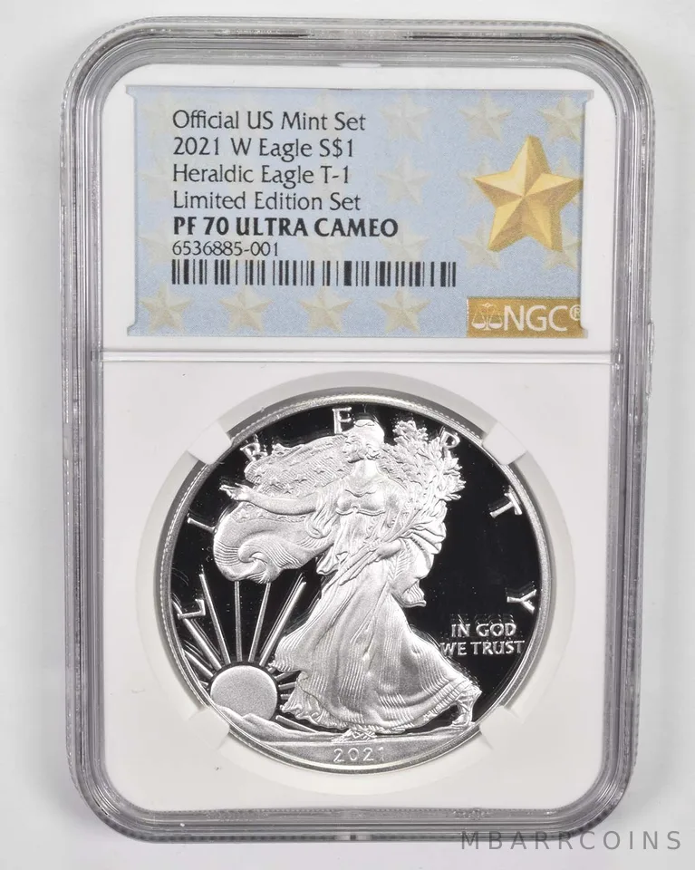 2021-W American Silver Eagle PF70UCAM NGC West Point Label Limited Edition
