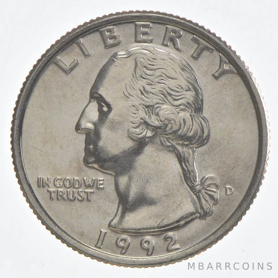 1992-D Washington Quarter Clad Unc