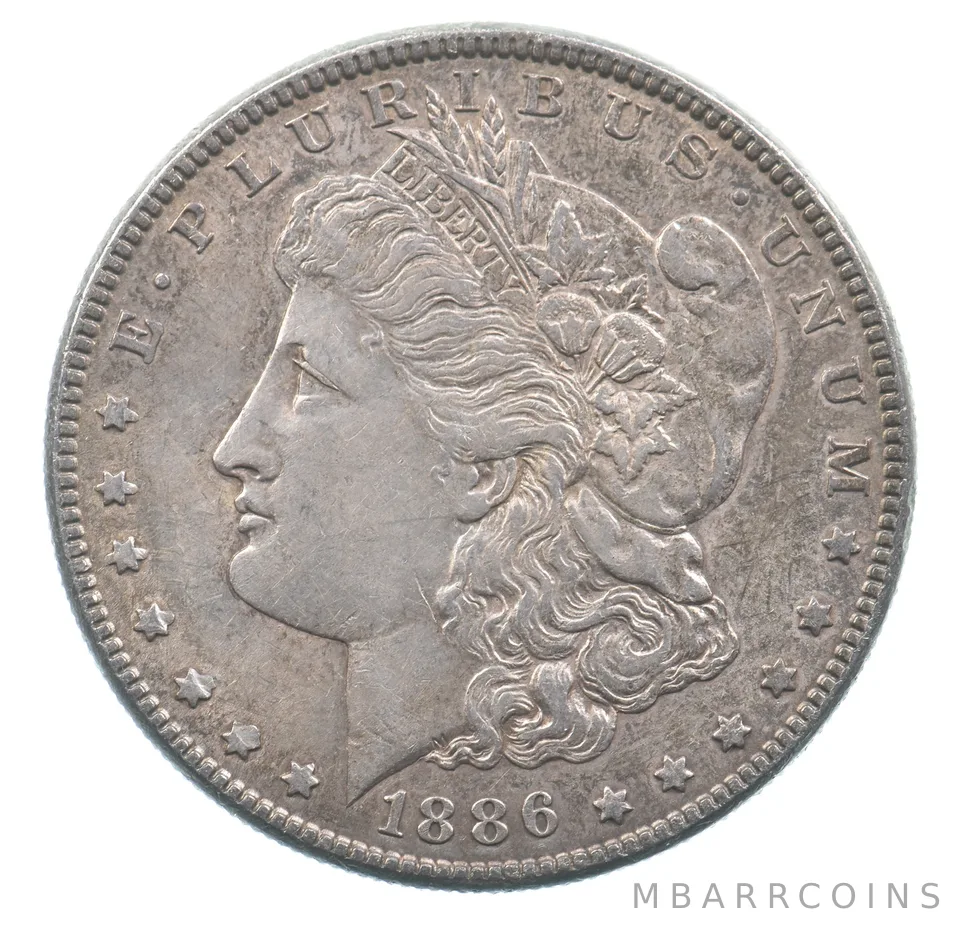 Better 1886 Morgan Silver Dollar - 90% US Coin - Nice Coin *489