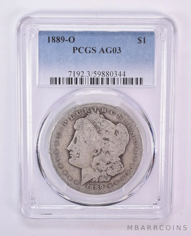 1889-O Morgan Silver Dollar AG03 PCGS Blue Label Lowball