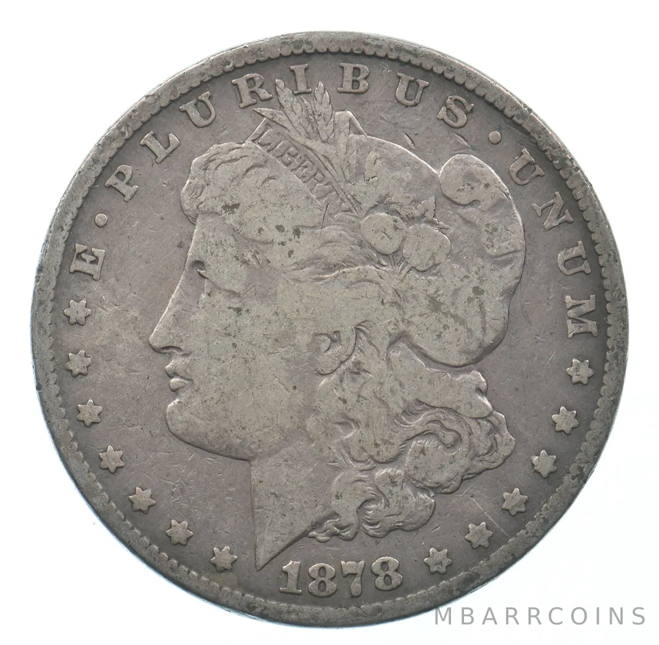 Early - 1878-S Morgan Silver Dollar - 90% US Coin *449