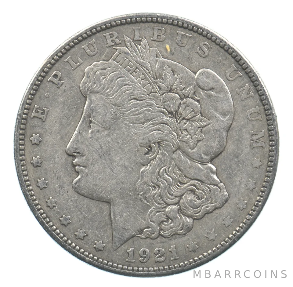 Early - 1921-D Morgan Silver Dollar - 90% US Coin *407