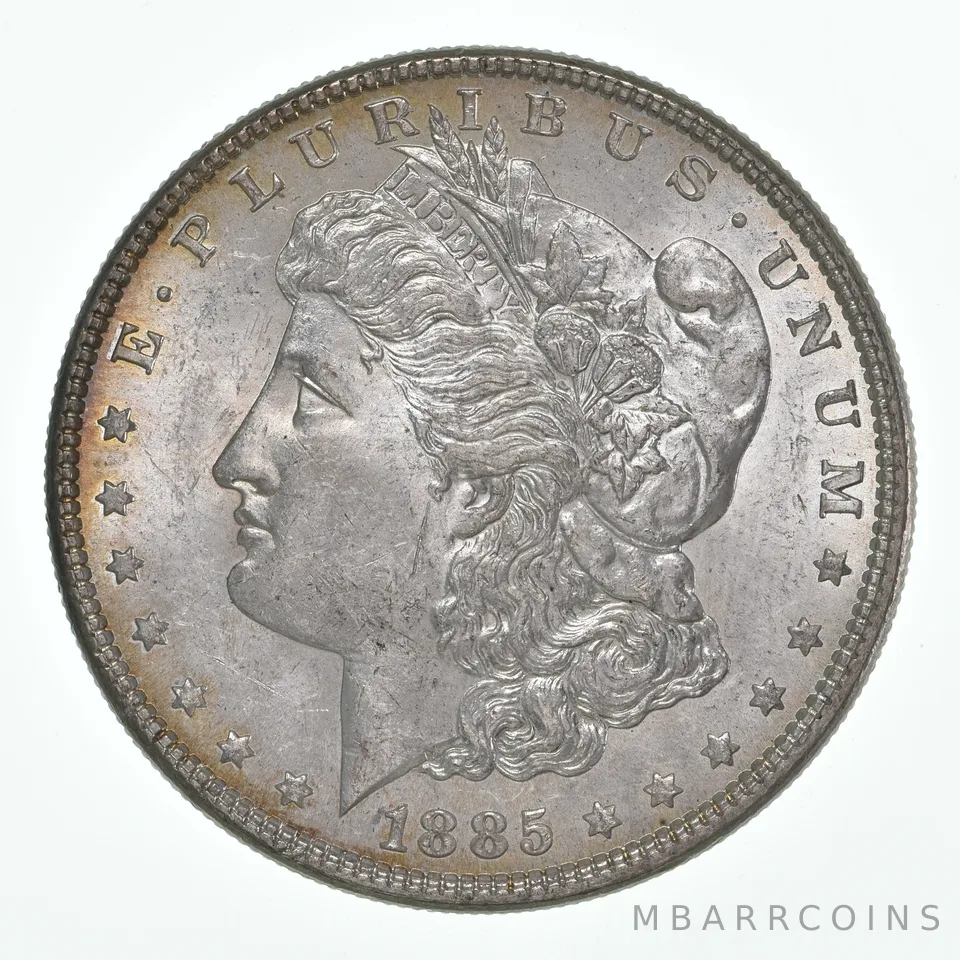 1885 Morgan Silver Dollar Toned Great Color! *4501