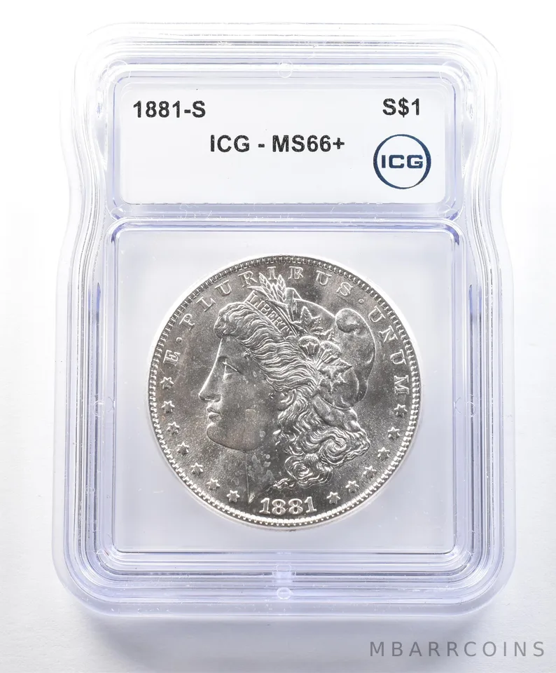 1881-S Morgan Silver Dollar MS66+ ICG *8989