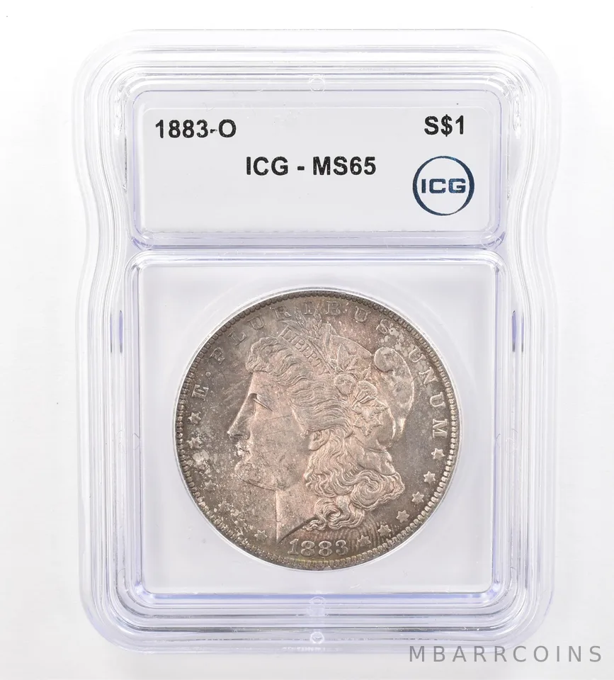 1883-O Morgan Silver Dollar MS65 ICG Beautiful Tone *7380