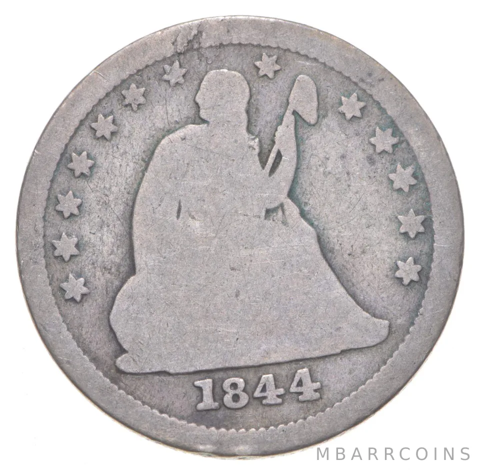 1844-O Seated Liberty Quarter Dollar *0691