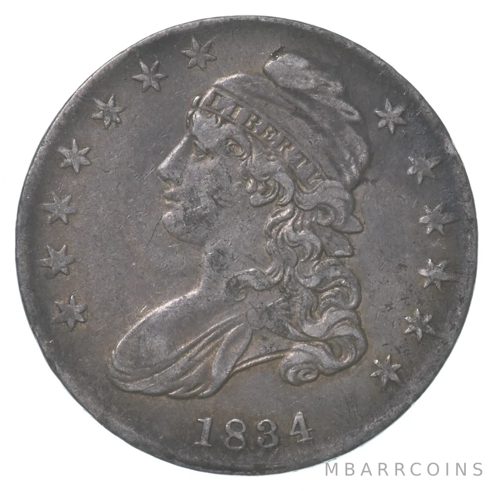 1834 Capped Bust Half Dollar a8690