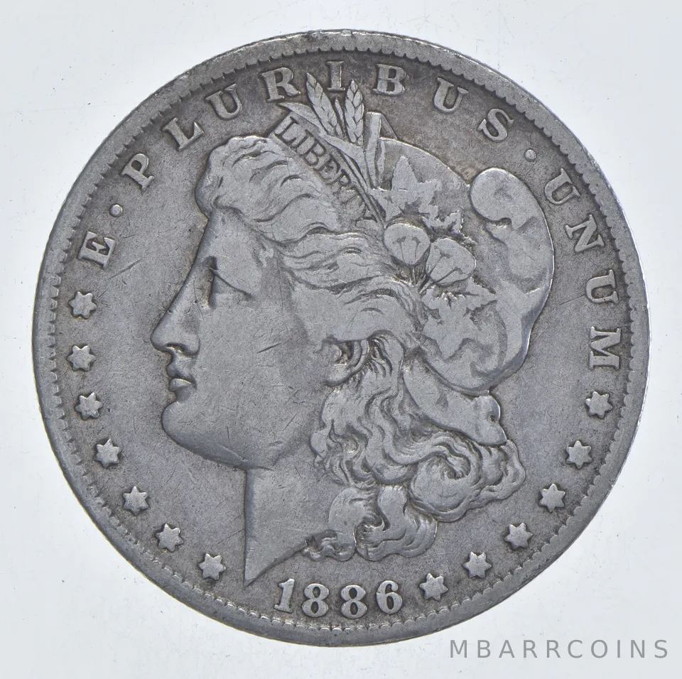 Early - 1886-O Morgan Silver Dollar - 90% US Coin *074