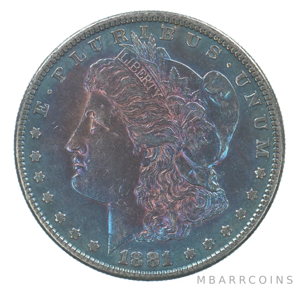 1881-S Morgan Silver Dollar Beautiful Tone *6254