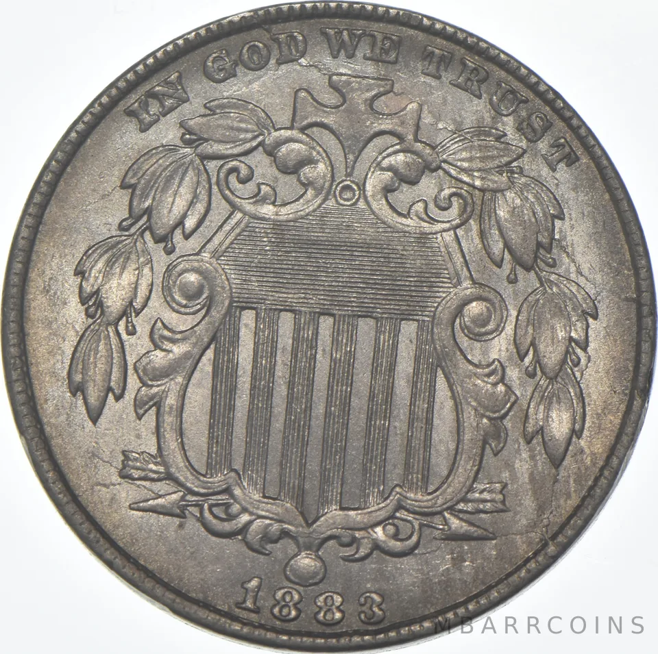 1883 Shield Nickel a7842