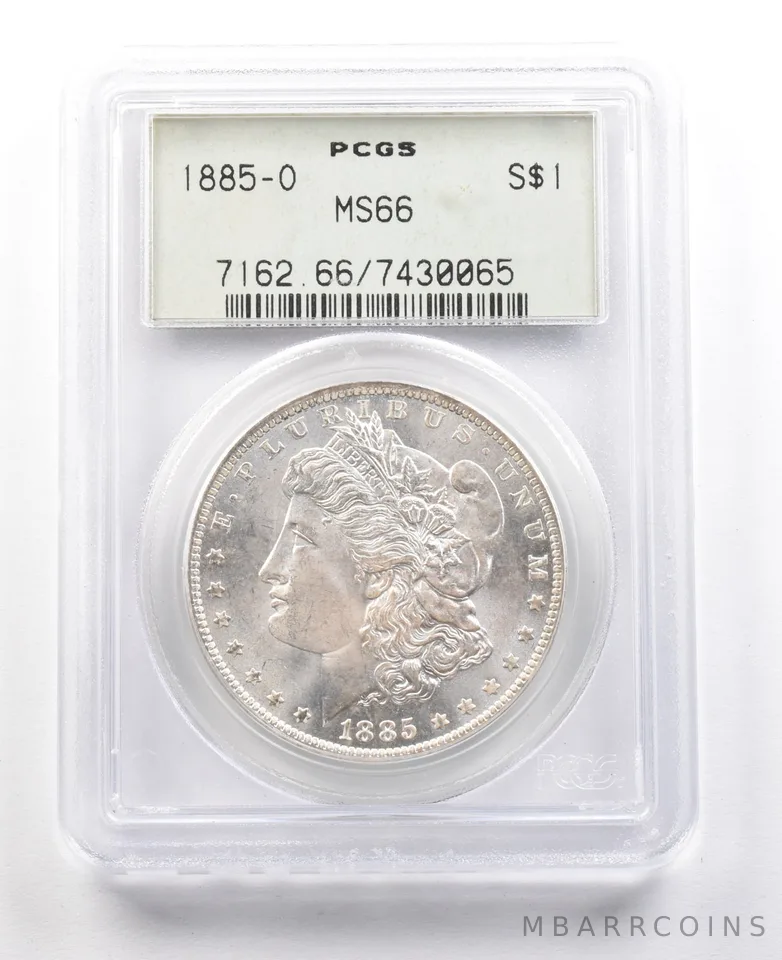 1885-O Morgan Silver Dollar MS66 PCGS OGH *3642