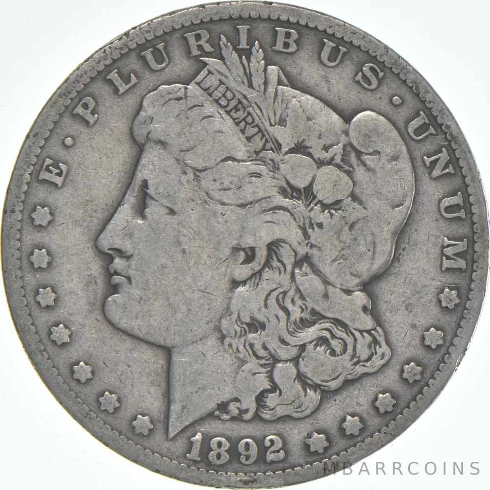 VG/F 1892-S Morgan Silver Dollar (1 coin)