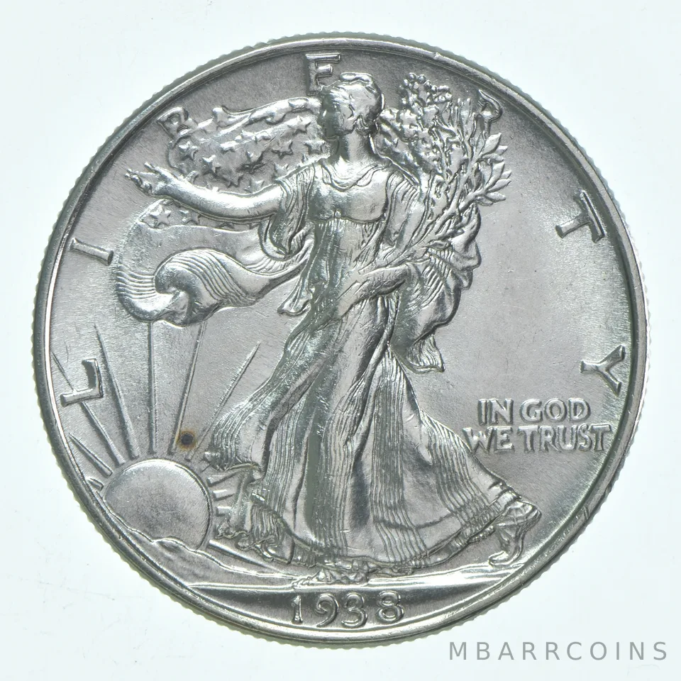 1938 Walking Liberty Half Dollar *9294