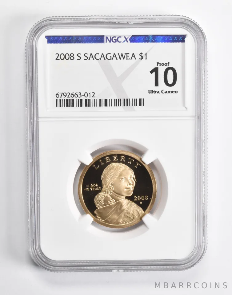 2008-S Sacagawea $1 Proof 10 UCAM NGC X NGCX