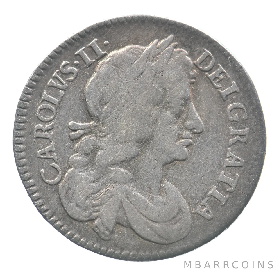 1673 Great Britain 4 Pence Charles II Maundy Groat *6455