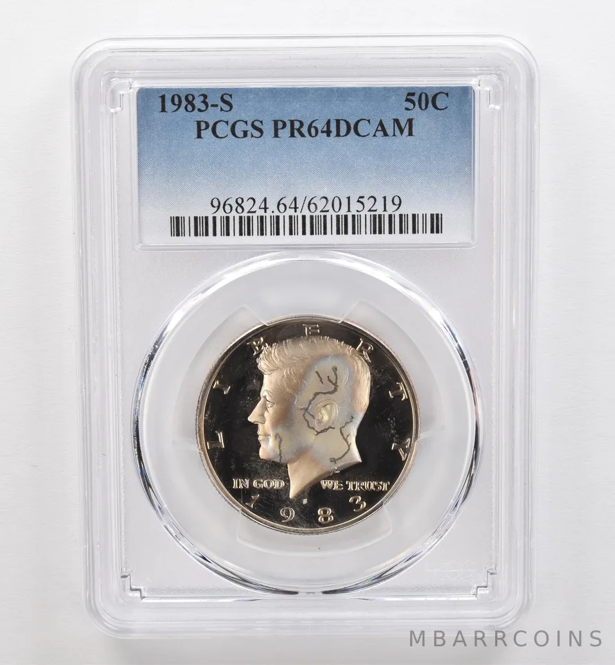 1983-S Kennedy Half Dollar PR64 DCAM PCGS Beautiful Tone *9269
