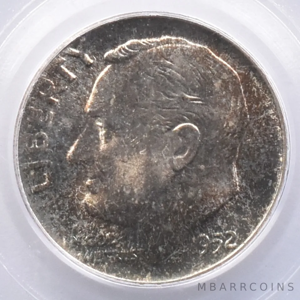 1952 Roosevelt Dime MS66 PCGS Beautiful Tone *2391