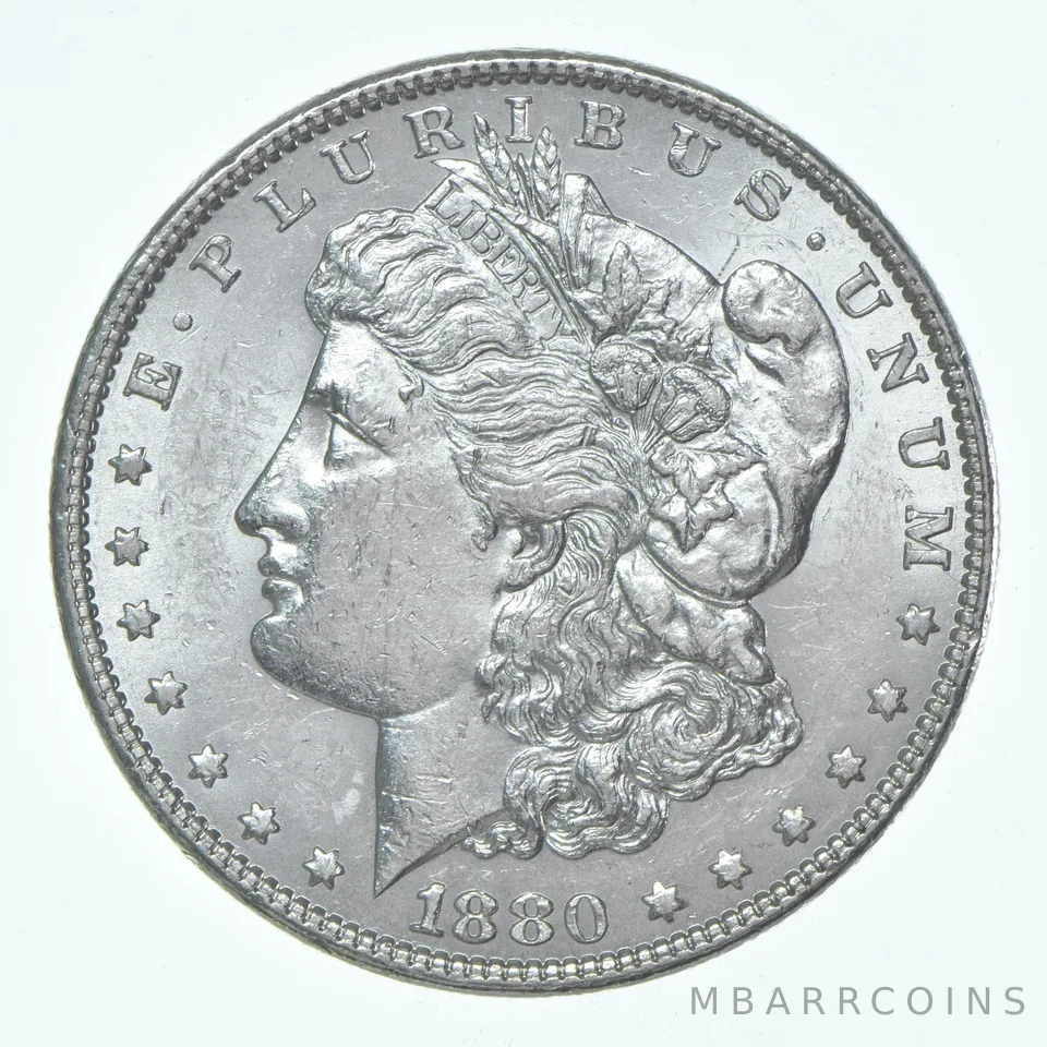 BU/Unc 1880 (P) Morgan Silver Dollar (1 coin)