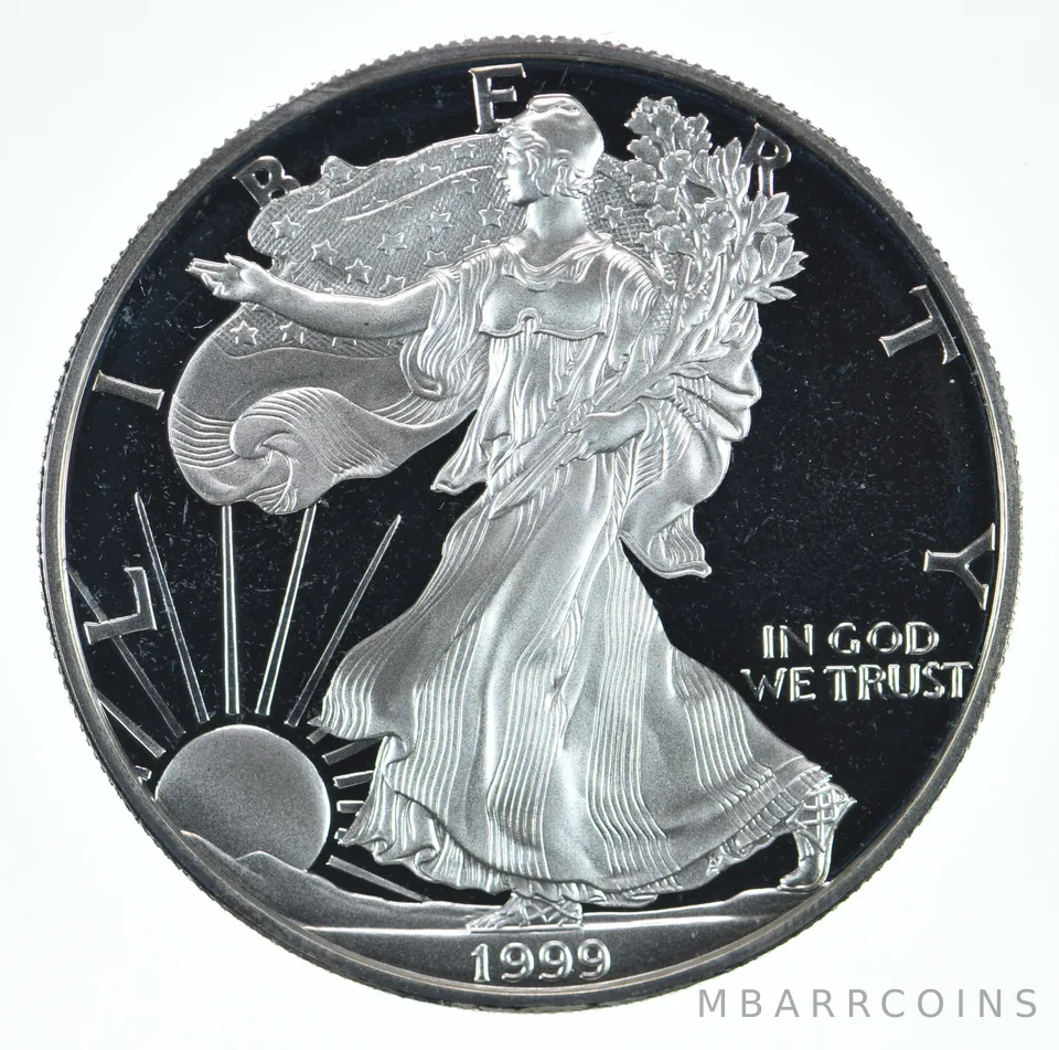 1999-P American Silver Eagle Proof Coin 1 Oz
