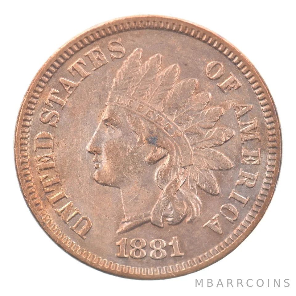 1881 Indian Head Cent Beautiful Tone *9295