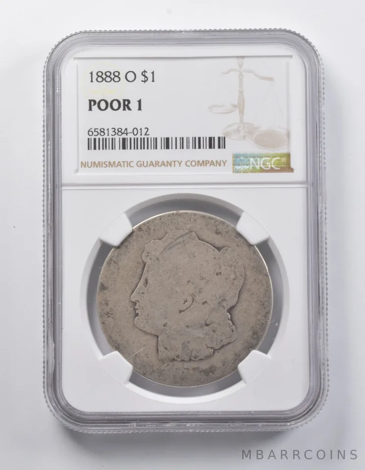 POOR 1 1888-O Morgan Silver Dollar NGC *6934