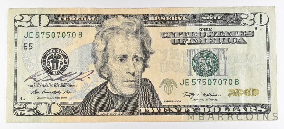 2009 $20 FRN Green Seal Courtesy Signature *0911