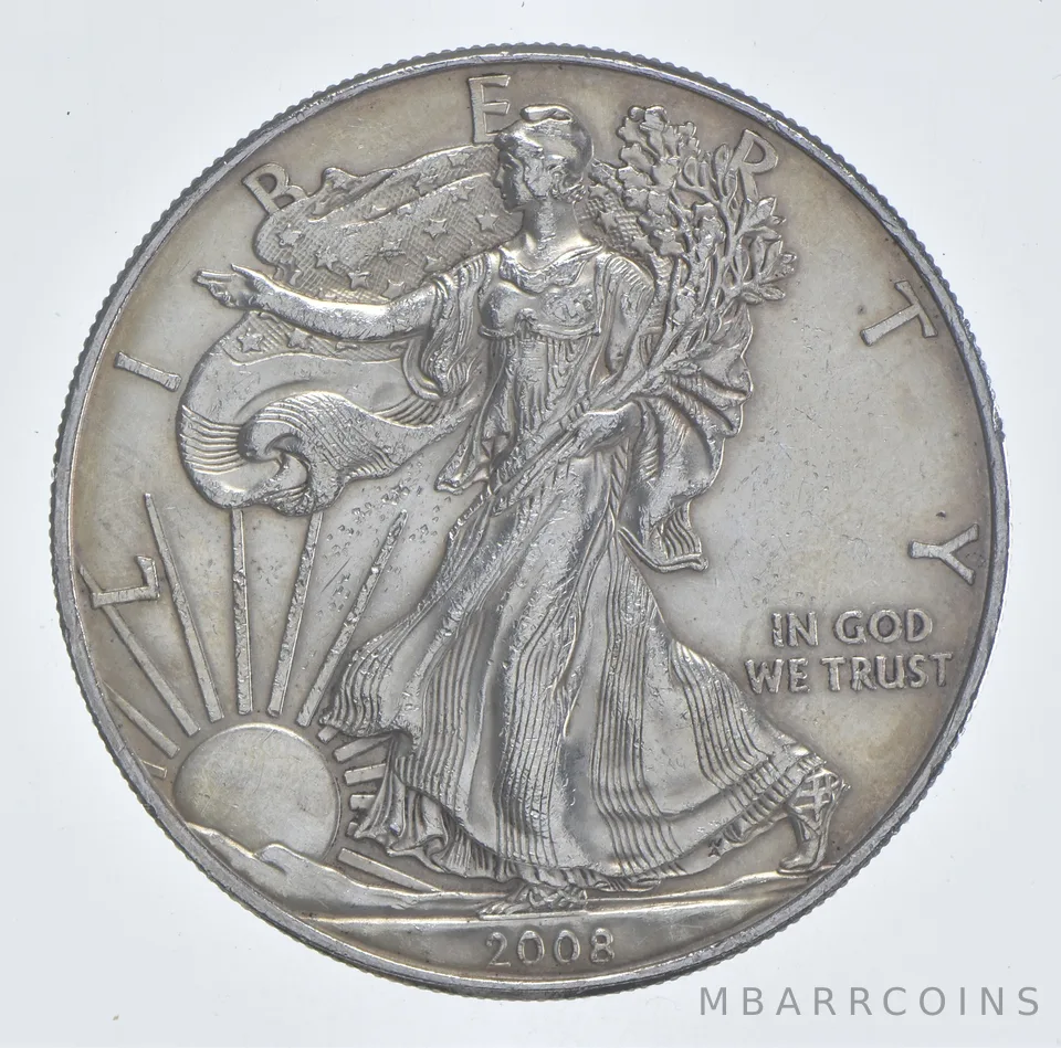 Better Date 2008 American Silver Eagle 1 Troy Oz .999 Fine Silver *536