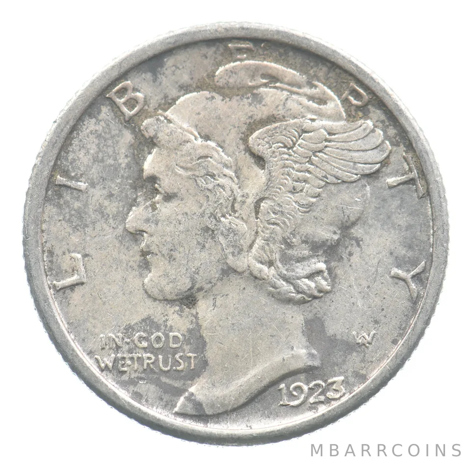 1923-S Mercury Dime *9672