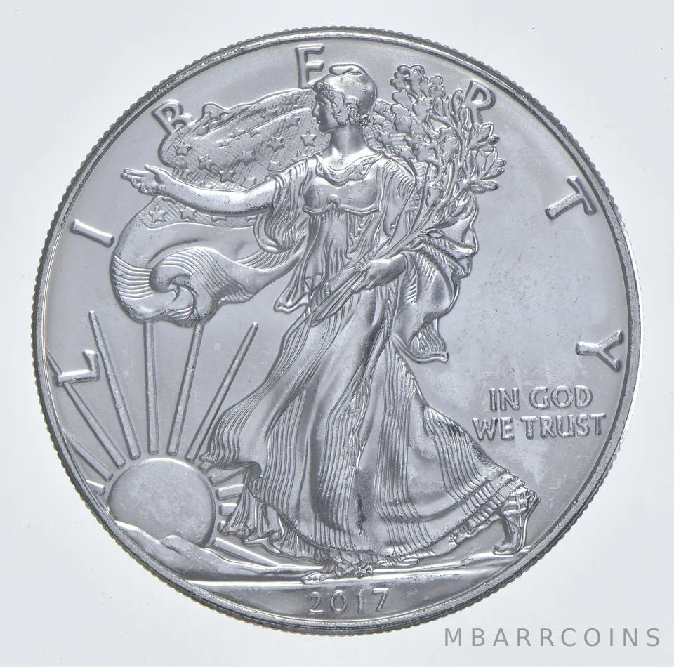 Better Date 2017 American Silver Eagle 1 Troy Oz .999 Fine Silver *446