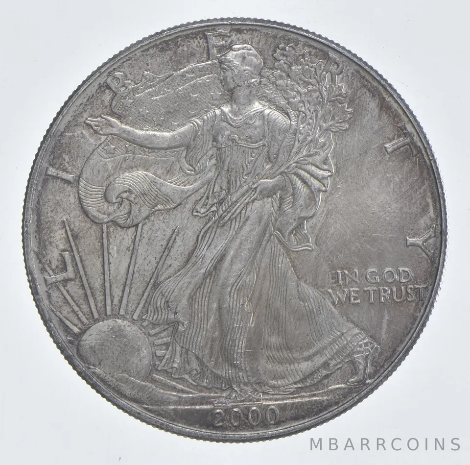 Better Date 2000 American Silver Eagle 1 Troy Oz .999 Fine Silver *102