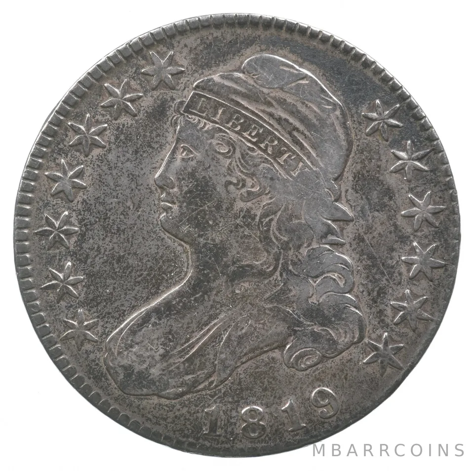 1819 Capped Bust Lettered Edge Half Dollar *7115