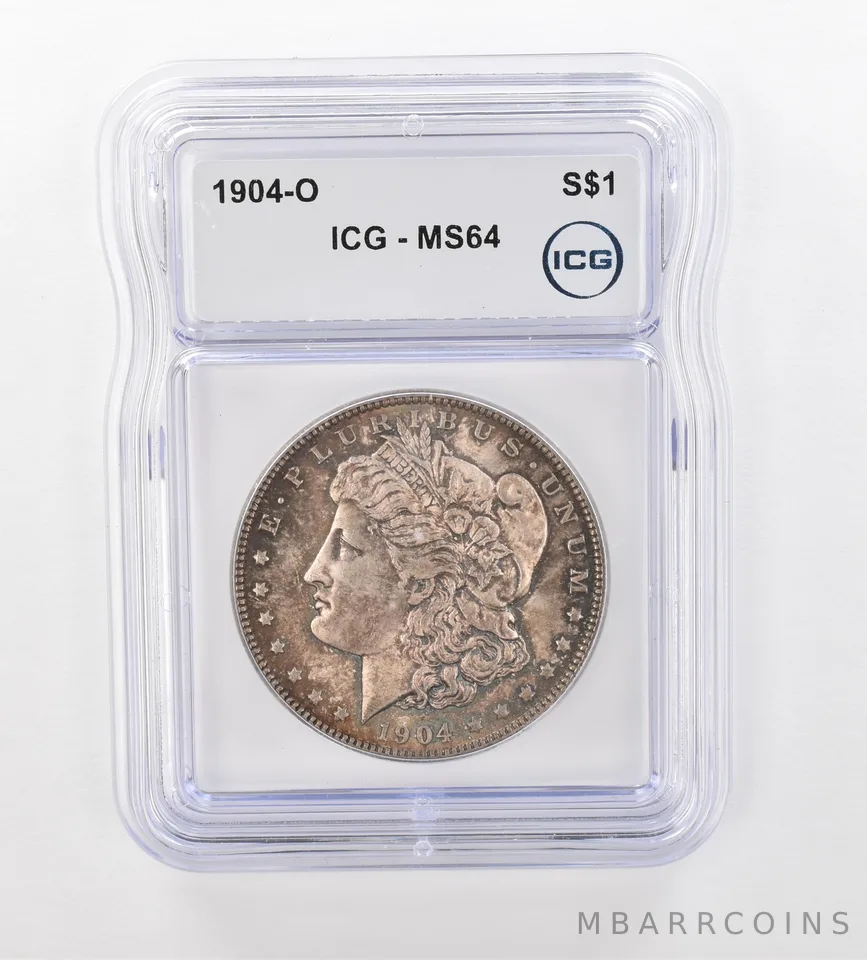 1904-O Morgan Silver Dollar MS64 ICG Beautiful Tone *0991