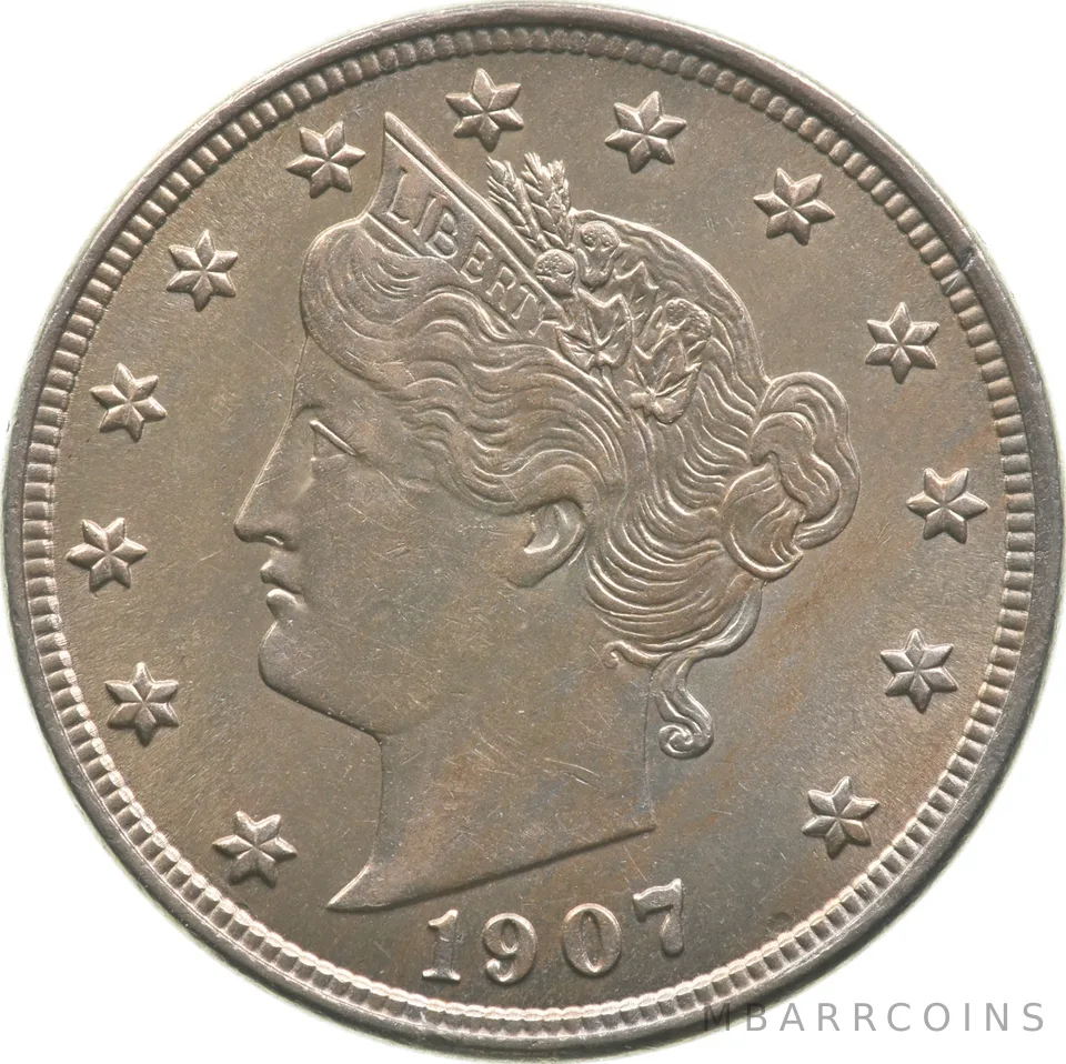 1907 Liberty V Nickel a3933