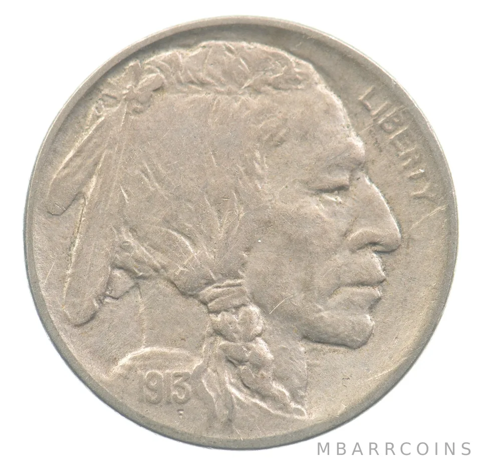 1913-D Indian Head Buffalo Nickel Type 1 *0023