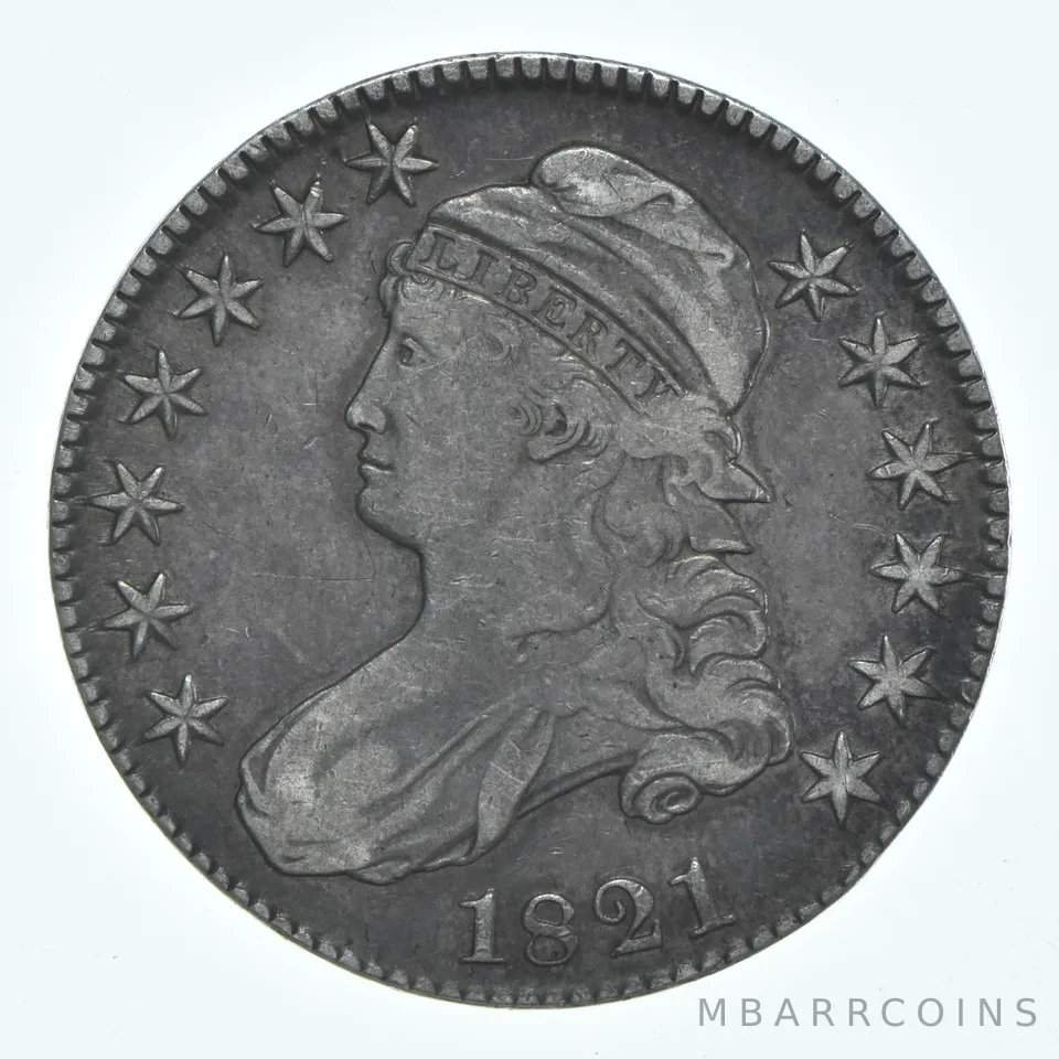 1821 Capped Bust Half Dollar a6086