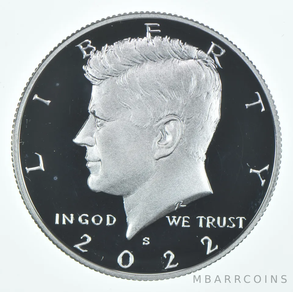 2022-S Kennedy Half Dollar Proof .999 Silver