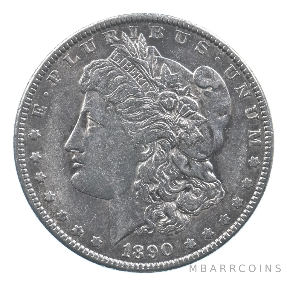 Better 1890 Morgan Silver Dollar - 90% US Coin - Nice Coin *482