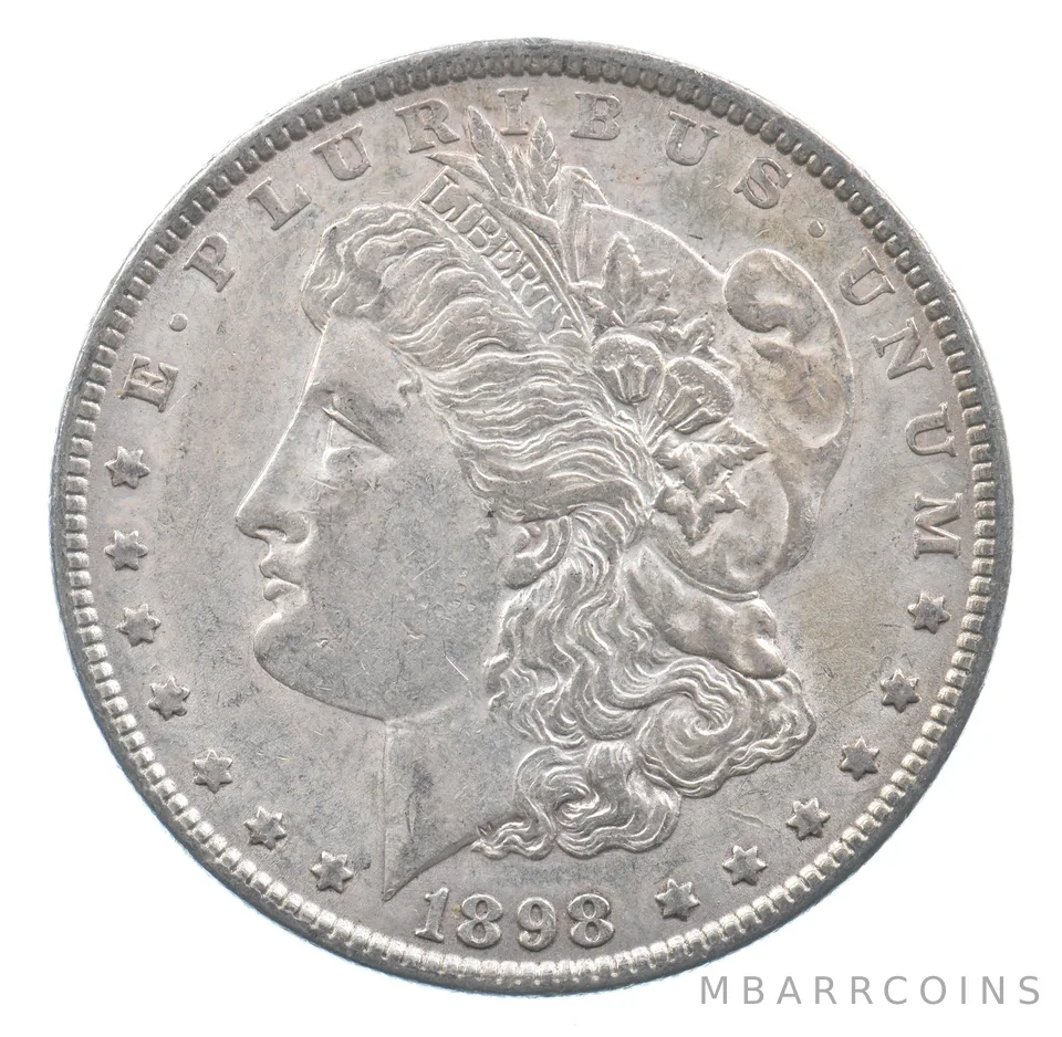 Better 1898 Morgan Silver Dollar - 90% US Coin - Nice Coin *338