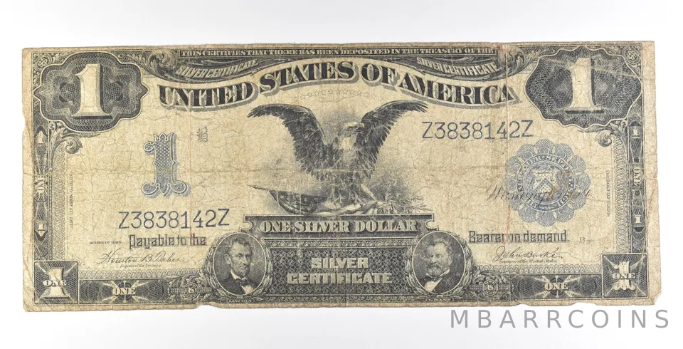 1899 $1 Silver Certificate Large Note Blue Seal *5616