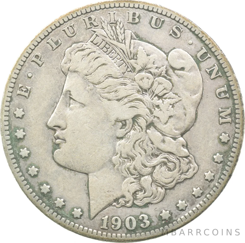 1903-S Morgan Silver Dollar a3631