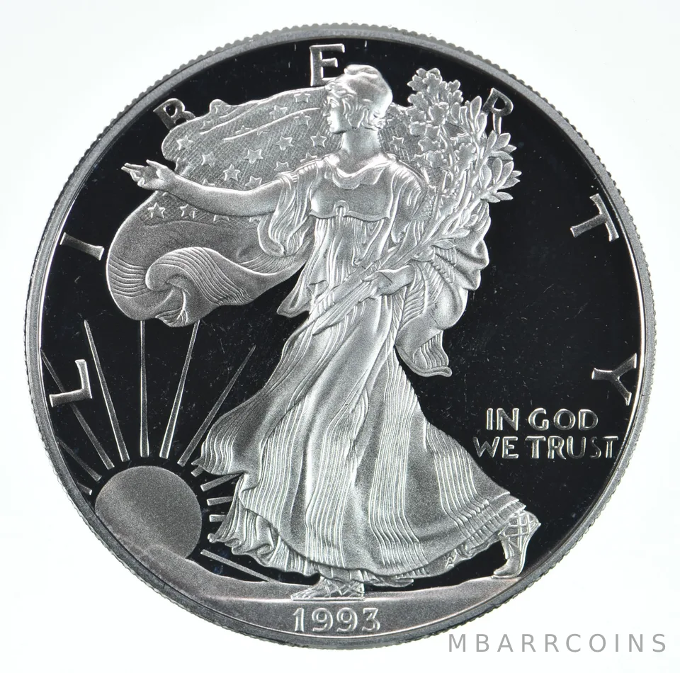 1993-P American Silver Eagle Proof Coin 1 Oz