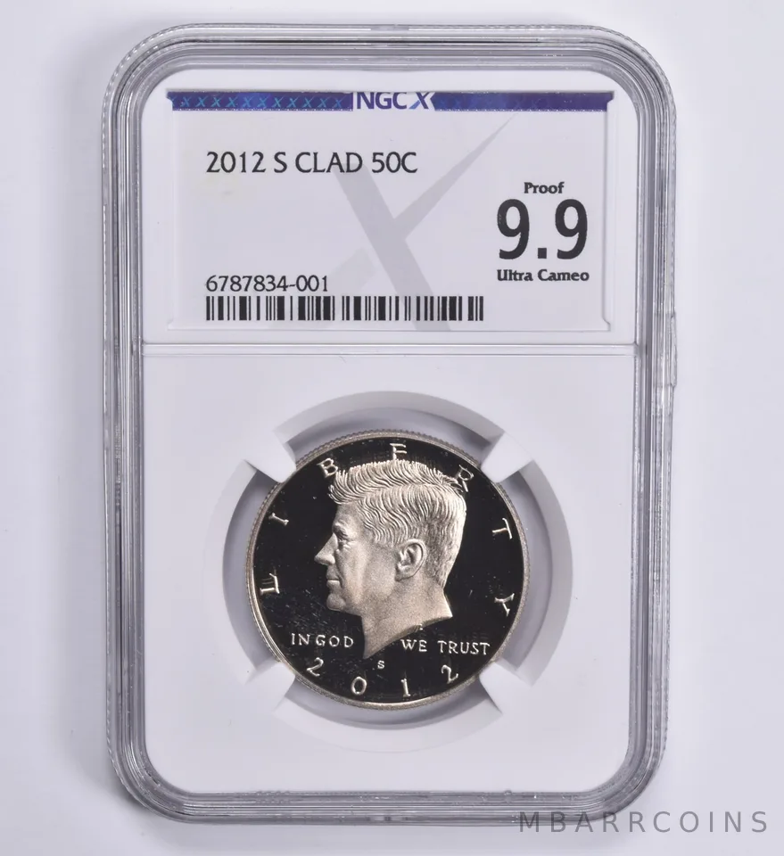 2012-S Kennedy Half Dollar CLAD 50c Proof 9.9 UCAM NGC X NGCX