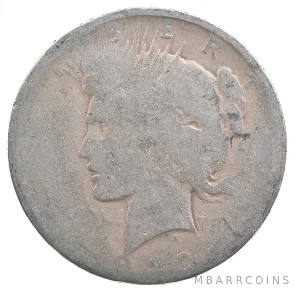 1920's Peace Silver Dollar Lowball Low Ball Pocket Piece *4407