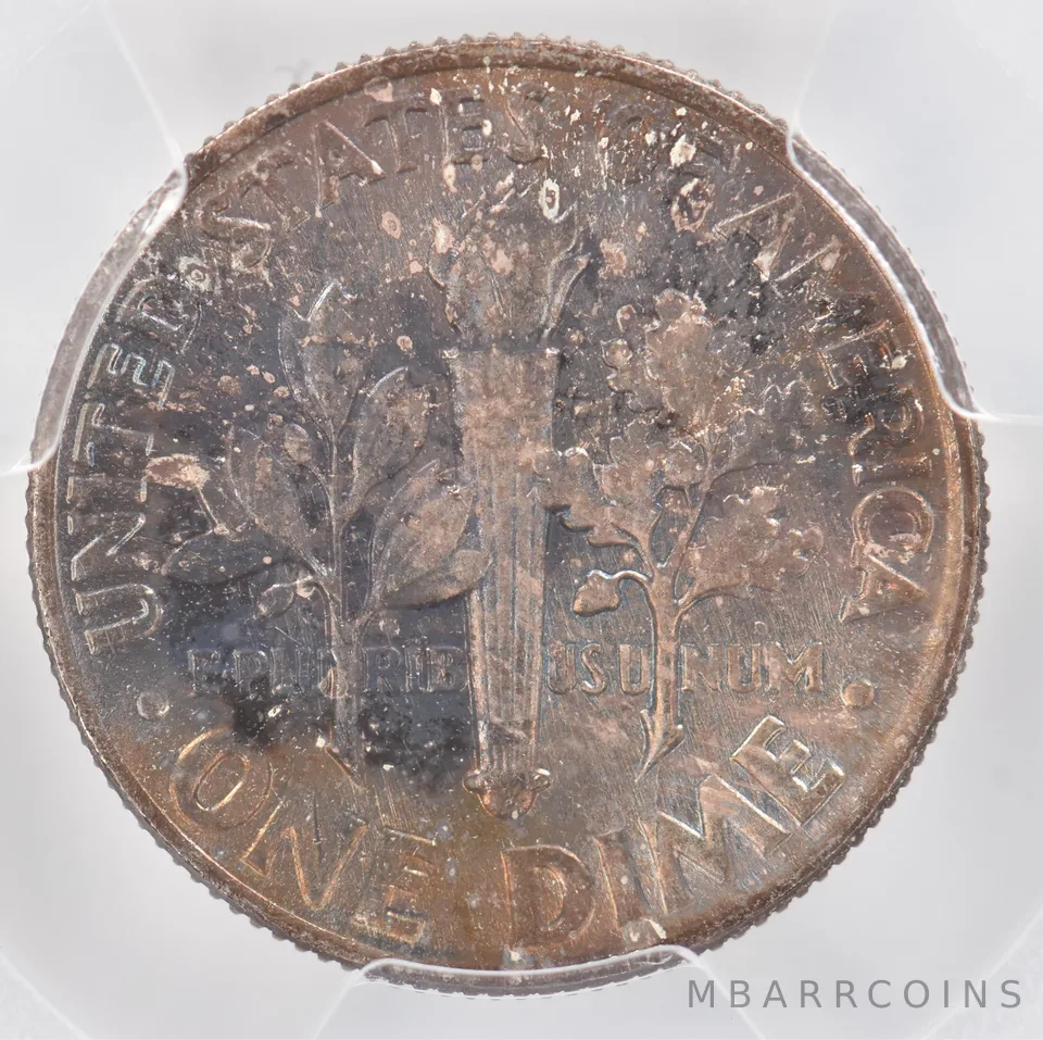 1964 Roosevelt Dime MS65 PCGS Beautiful Tone *0917