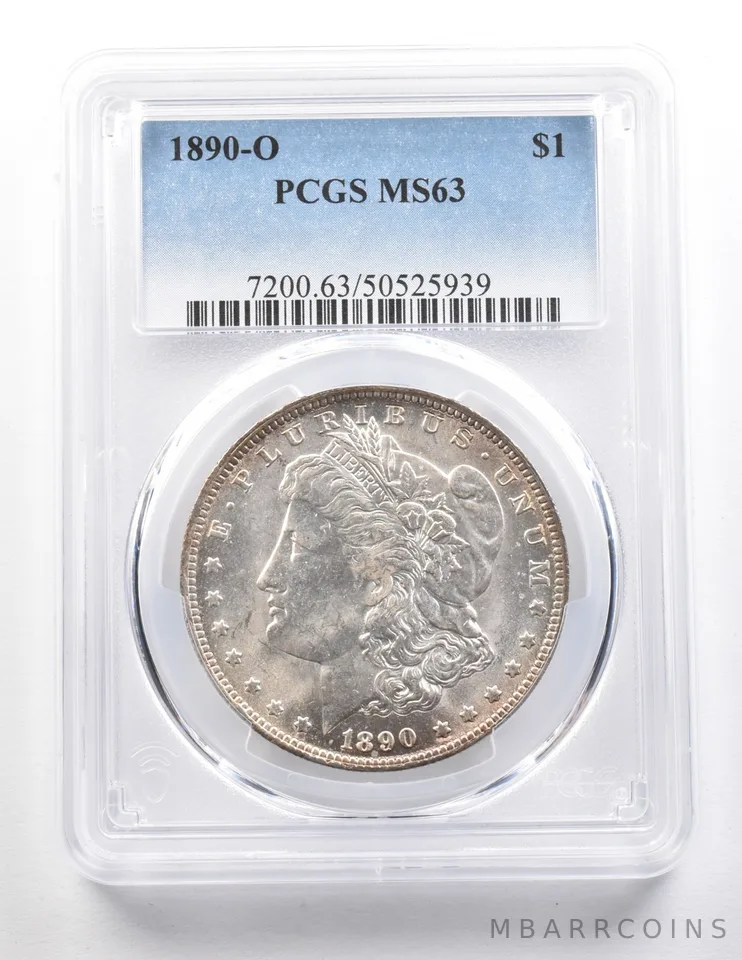 1890-O Morgan Silver Dollar MS63 PCGS PQ *3743